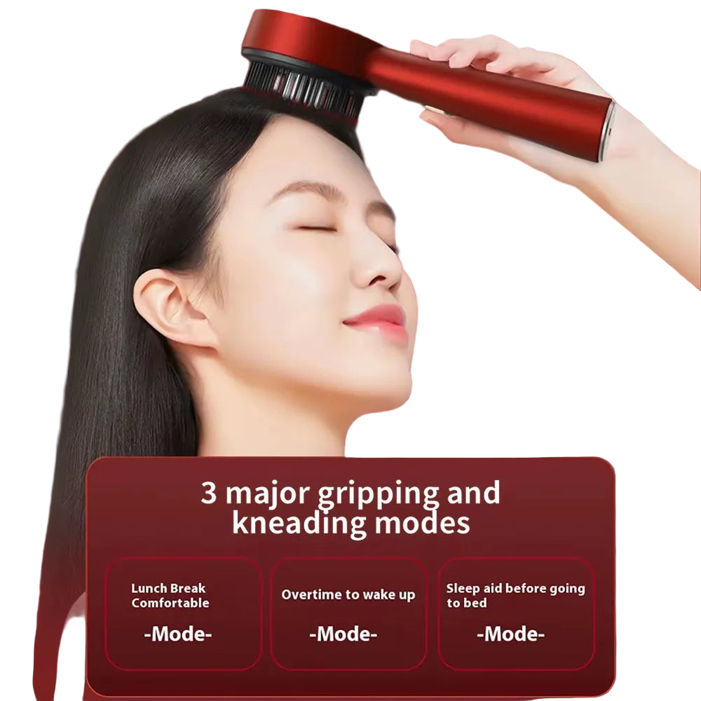 Scalp Applicator Head Massager Red Light Therapy Hair Massage Comb Hair Regrowth Oil Liquid Applicator Scalp Massager Brush